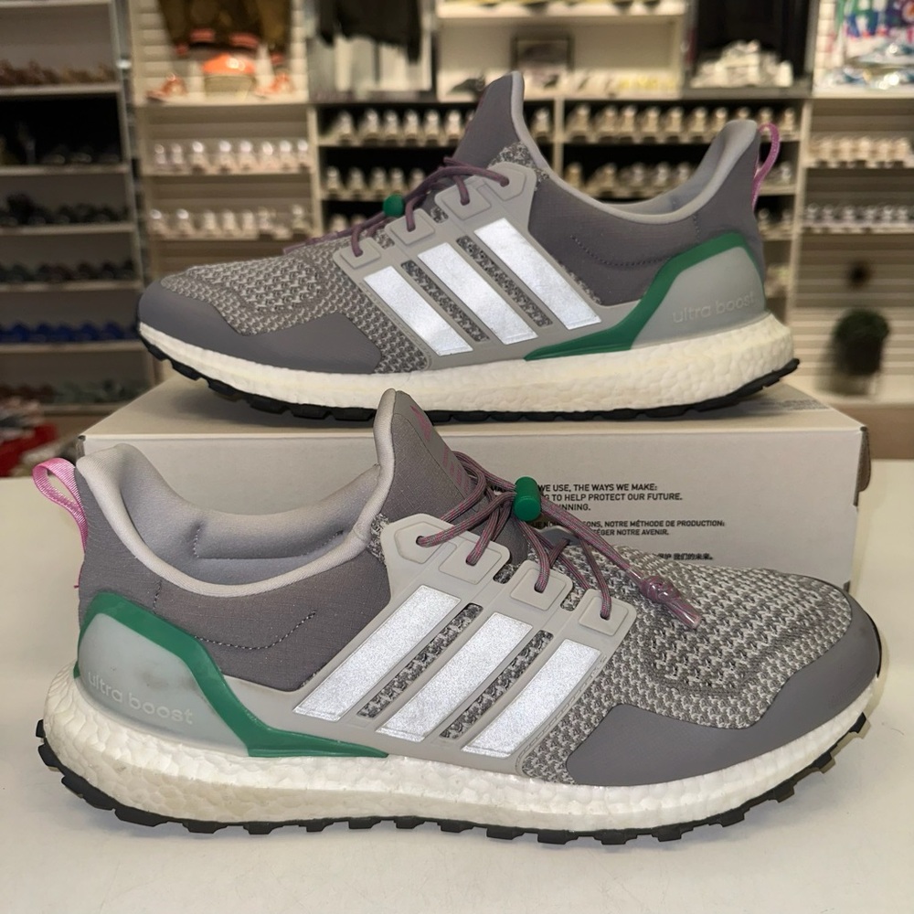 Size 14 - adidas Ultraboost 1.0 Gray Fuchsia - HR0071